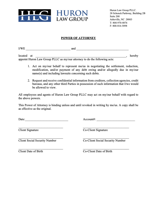 Power of Attorney